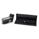 Montblanc Meisterstuck fountain pen with 14k gold nib, case and ink