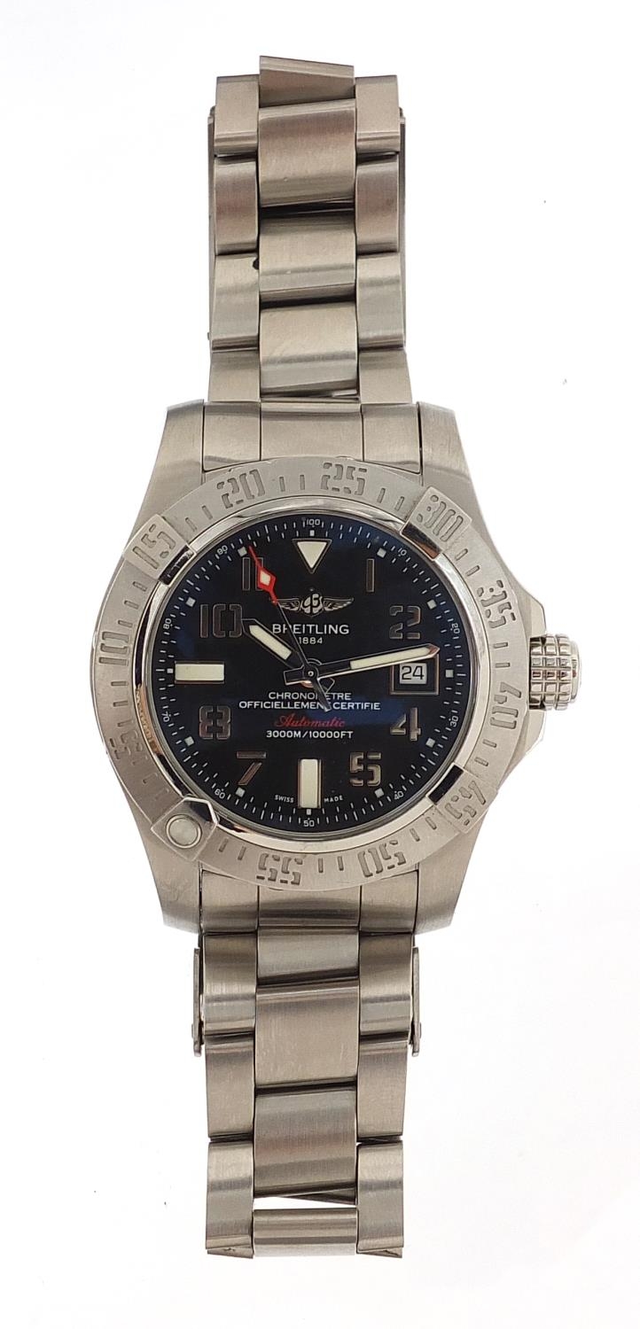 Breitling, gentlemen's Breitling Avenger II Seawolf automatic chronometer wristwatch with date - Image 2 of 7