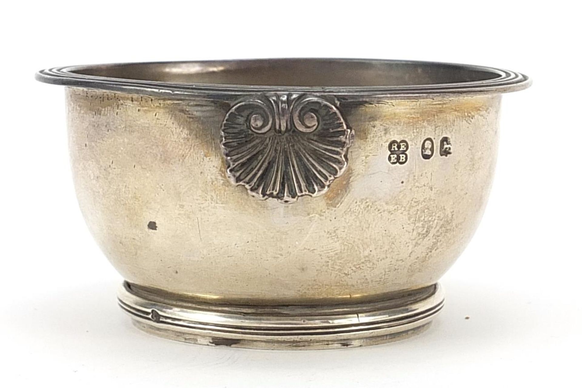 Rebecca Emes and Edward Barnard I, Georgian silver straining bowl, circa 1808-1827, 8cm in diameter, - Image 2 of 4