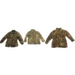 Three gentlemen's Deerhunter country hunting camo jackets sizes XL 44, Medium and 52