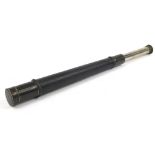 Kelvin & James White Ltd and Hutton, military interest two draw telescope, 50cm in length