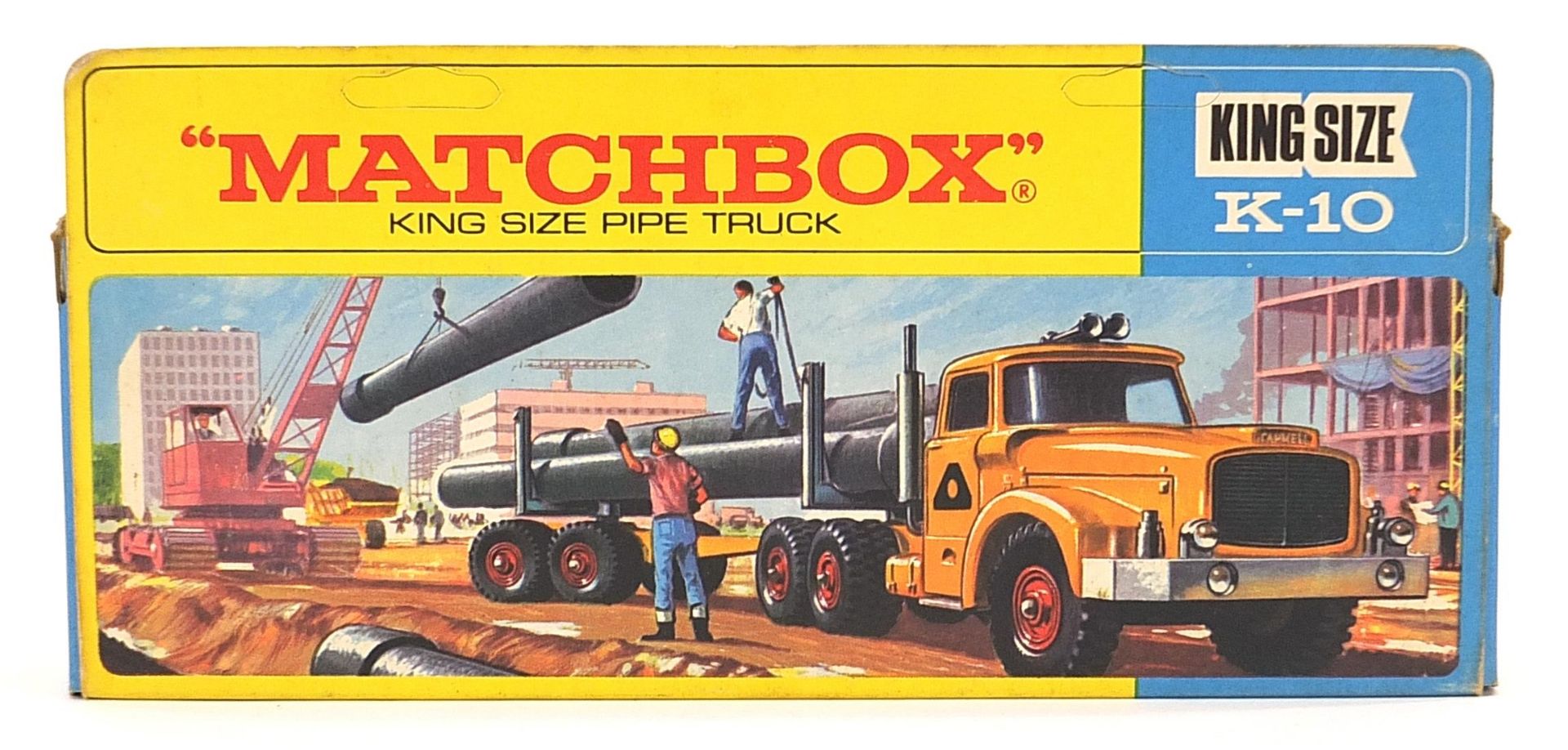 Matchbox diecast king size pipe truck with box, K-10 - Image 2 of 2