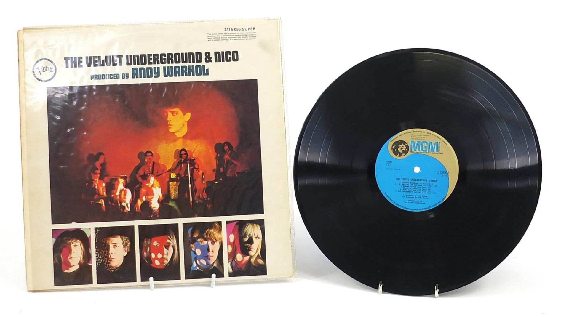 Velvet Underground & Nico vinyl LP with Andy Warhol decorated cover, MGM Records 2315056 - Image 2 of 2
