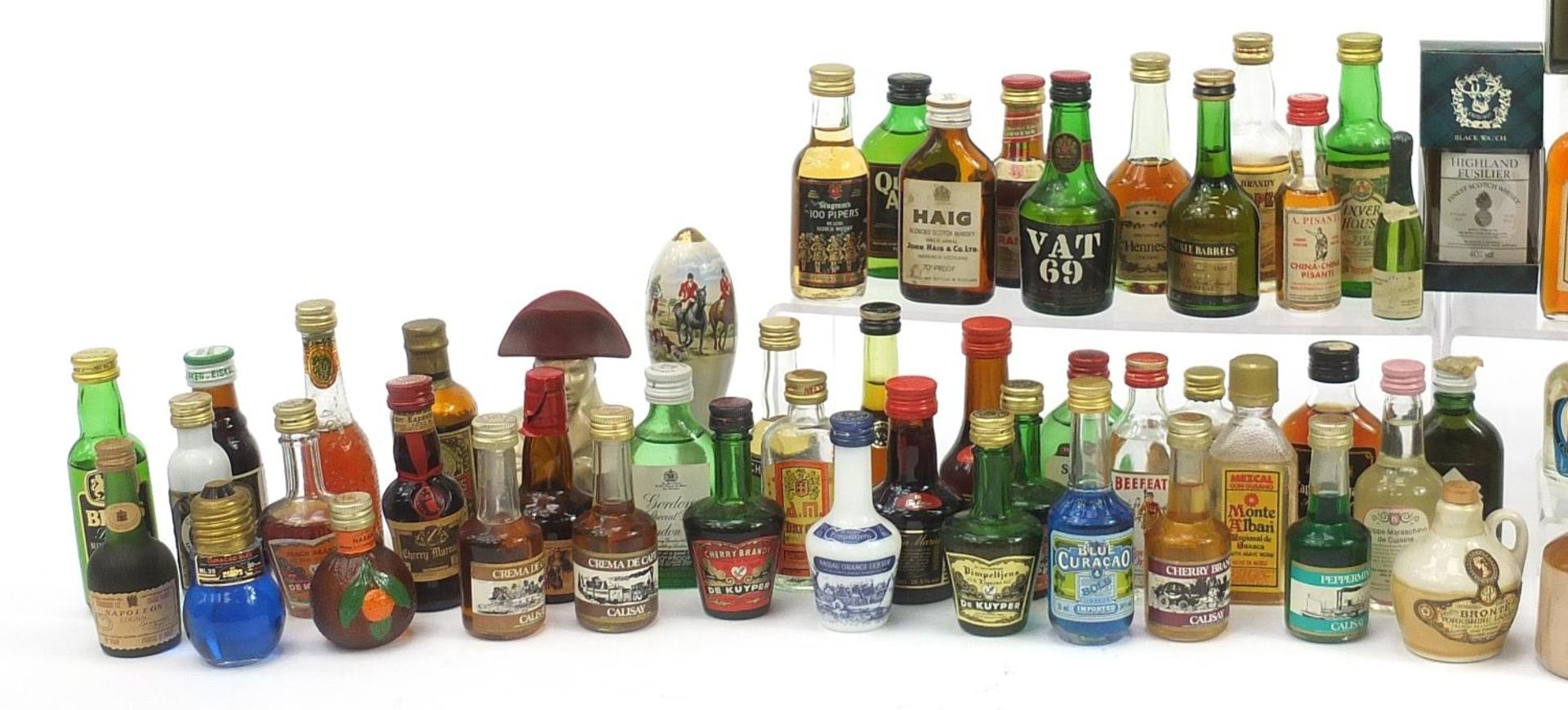 Large collection of alcohol miniatures including whiskeys - Haig, Bells, Old Slave Jamaica rum, - Image 2 of 4