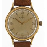 Baume, vintage gentlemen's gold wristwatch, 32mm in diameter