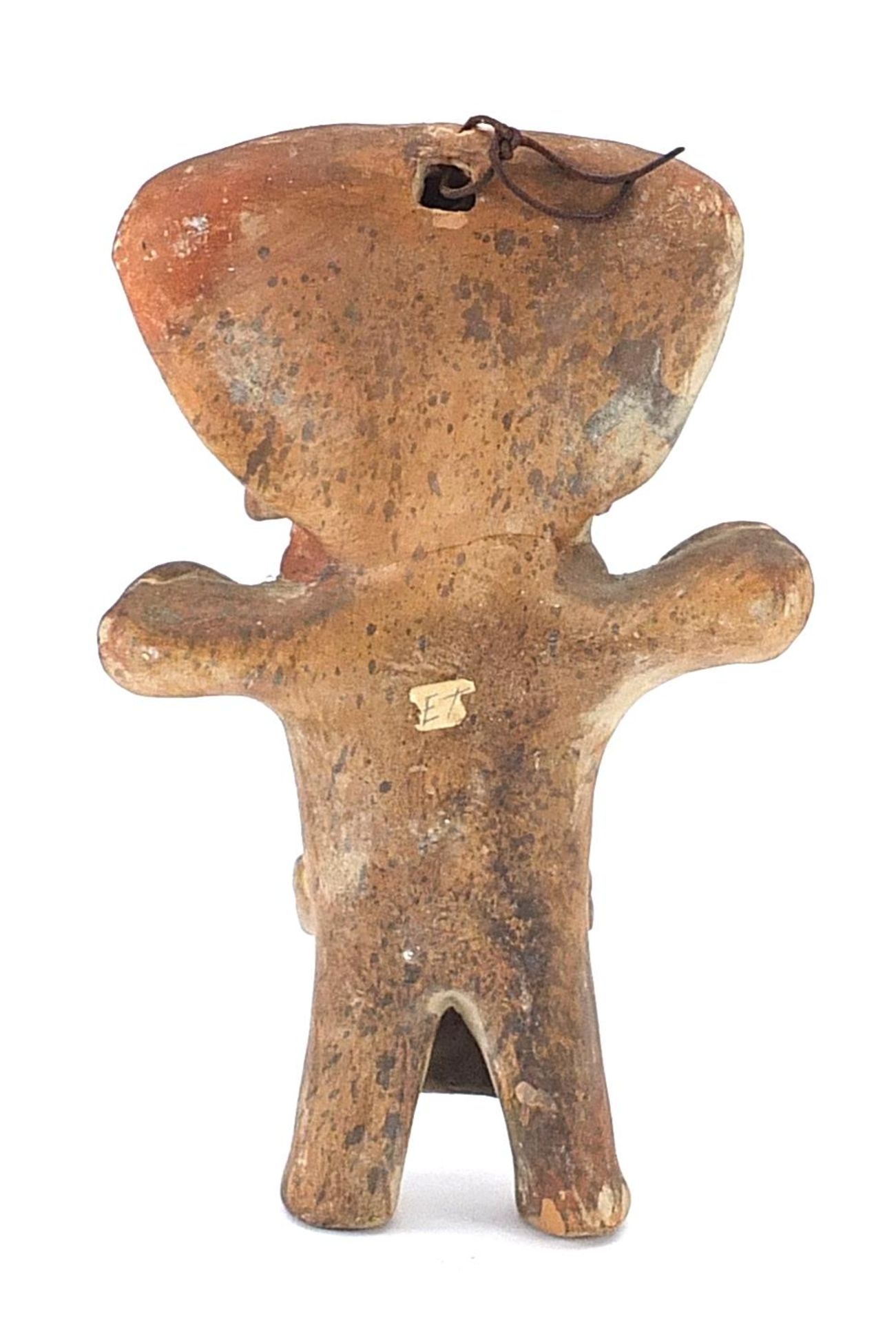 Peruvian terracotta figure, 22.5cm high - Image 2 of 3