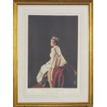 Michael Stone - Her Majesty Queen Elizabeth II, contemporary lithograph in colour, signed, limited