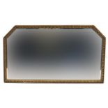 Gilt framed bevelled glass mirror, 73cm wide