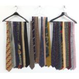 Selection of gentleman's silk ties including Liberty, Piccadilly London, Blades, Nicholsons, John
