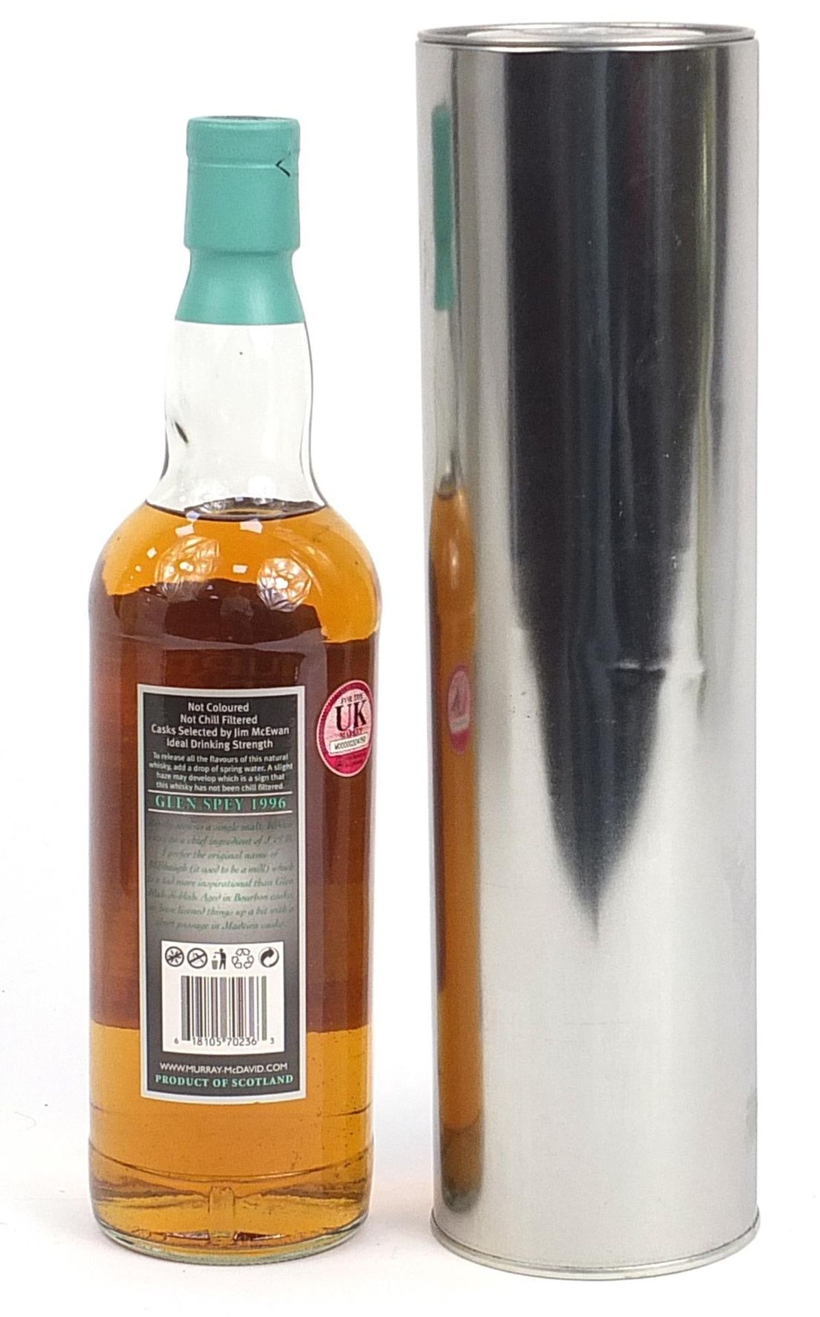 Bottle of limited edition Murray McDavid whiskey aged 9 years - Image 2 of 2