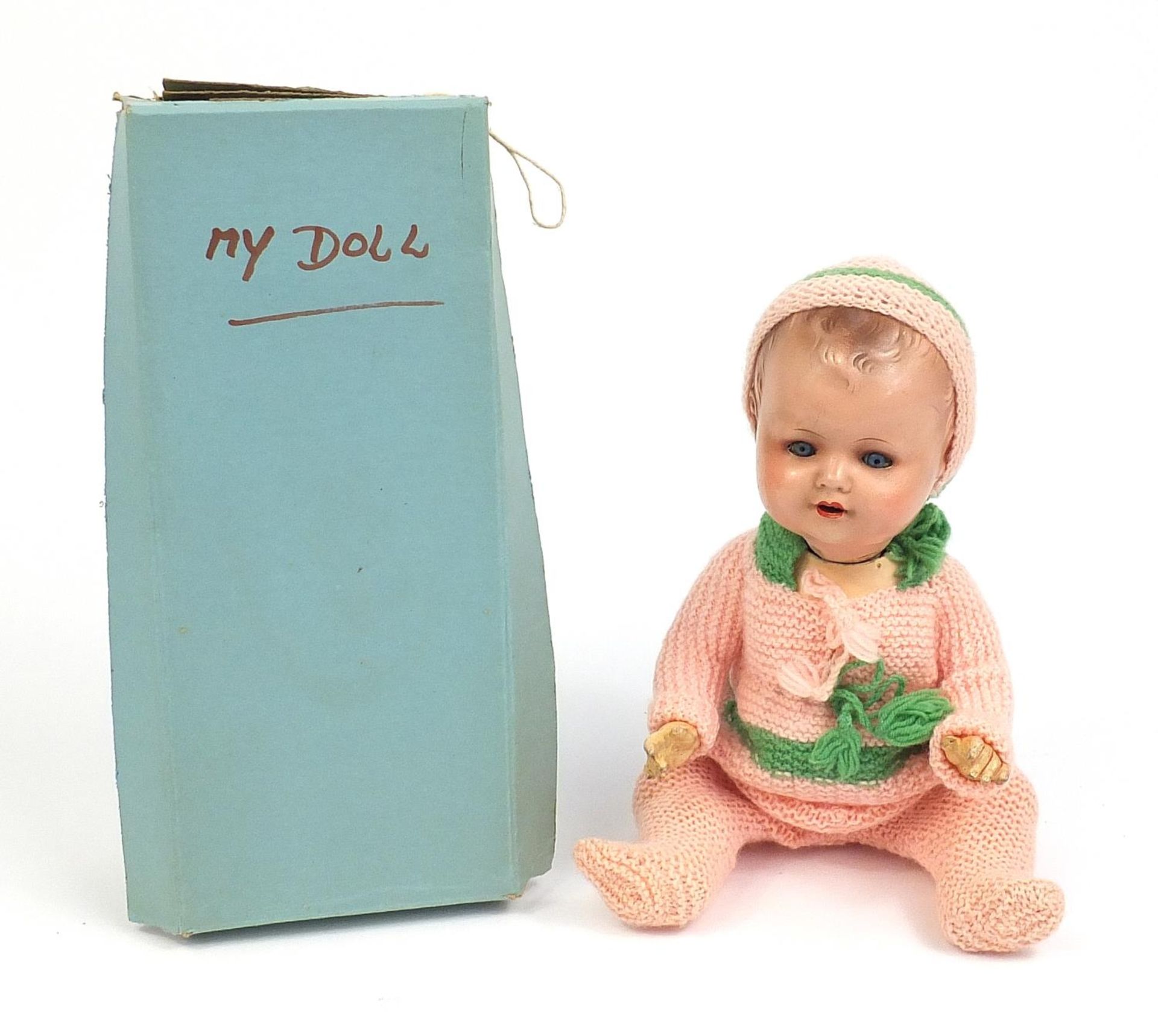 Armand Marseille baby doll with open mouth, 35cm high