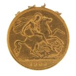 Edward VII 1908 gold half sovereign - this lot is sold without buyer's premium