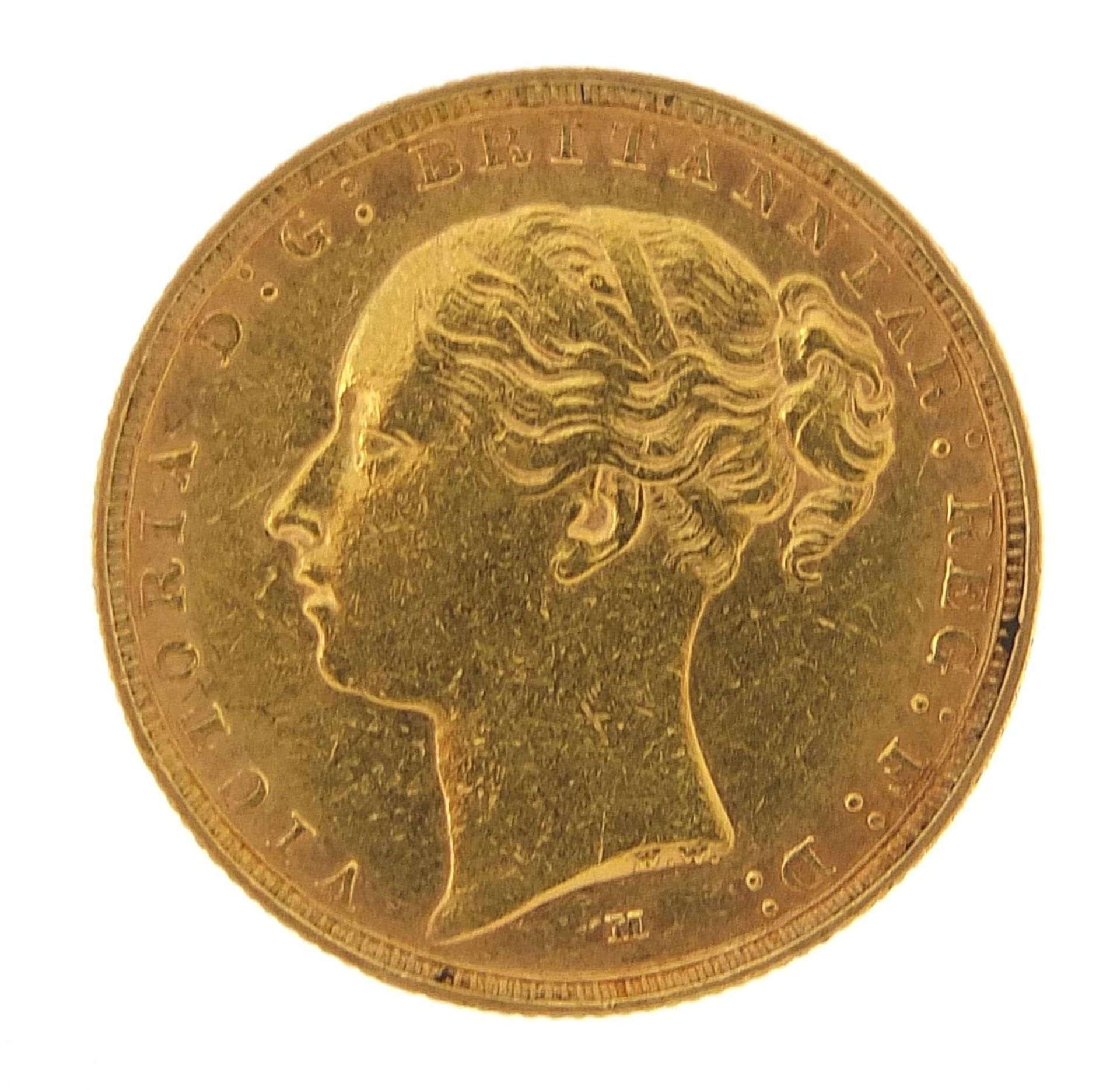 Queen Victoria Young Head 1886 gold sovereign, Melbourne mint - this lot is sold without buyer's pr - Image 2 of 3