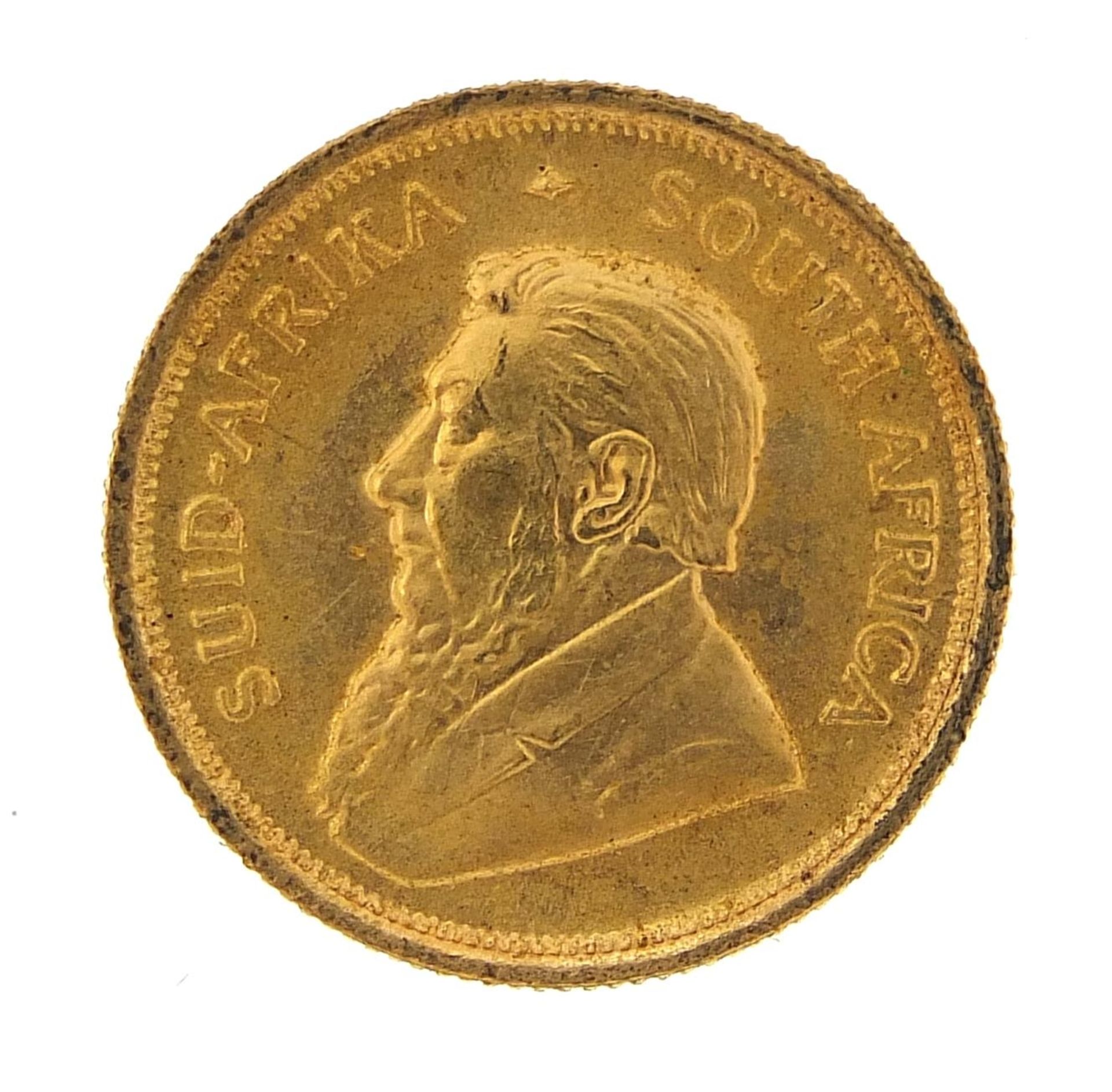 South African 1982 1/10th gold krugerrand - this lot is sold without buyer's premium - Image 2 of 3