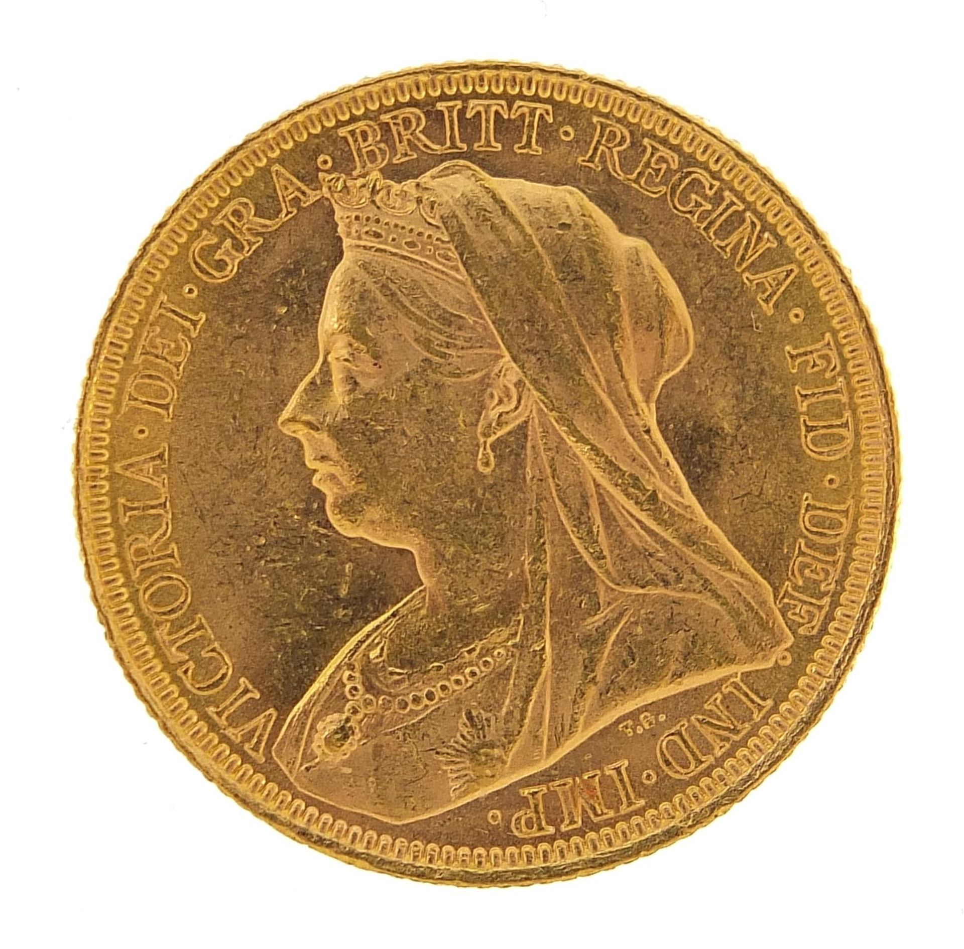 Queen Victoria 1895 gold sovereign, Sydney mint - this lot is sold without buyer's premium - Image 2 of 3