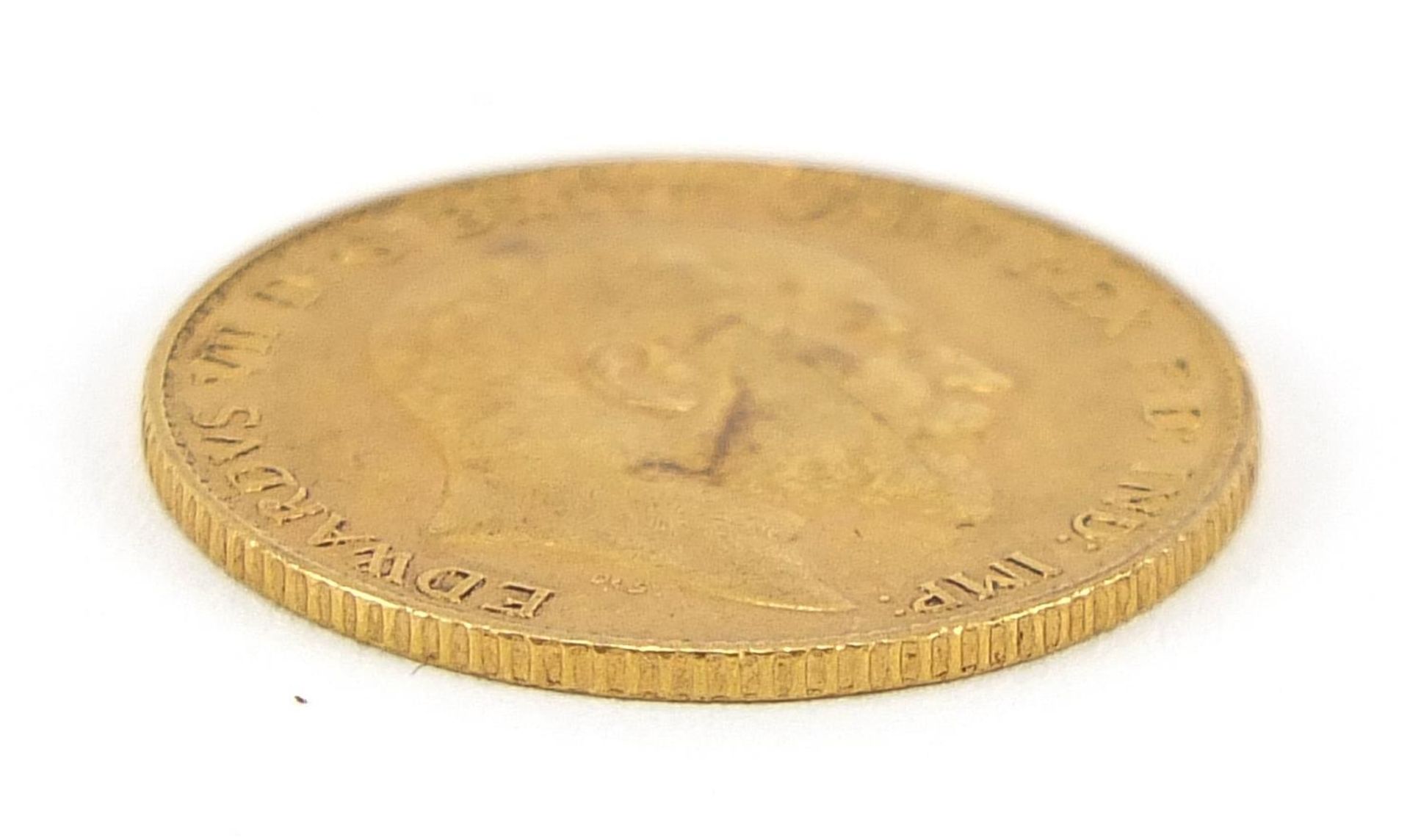 Edward VII 1910 gold half sovereign - this lot is sold without buyer's premium - Image 3 of 3