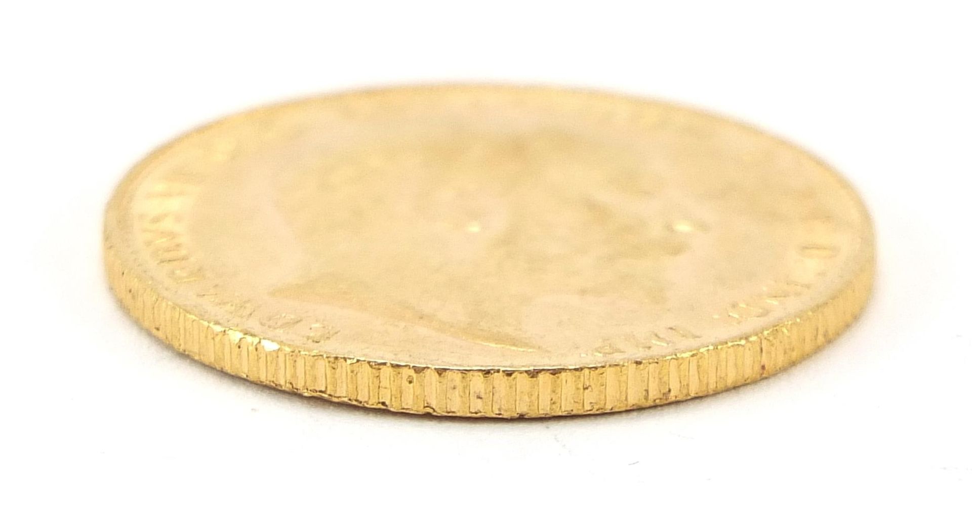 Edward VII 1909 gold sovereign - this lot is sold without buyer's premium - Image 3 of 3