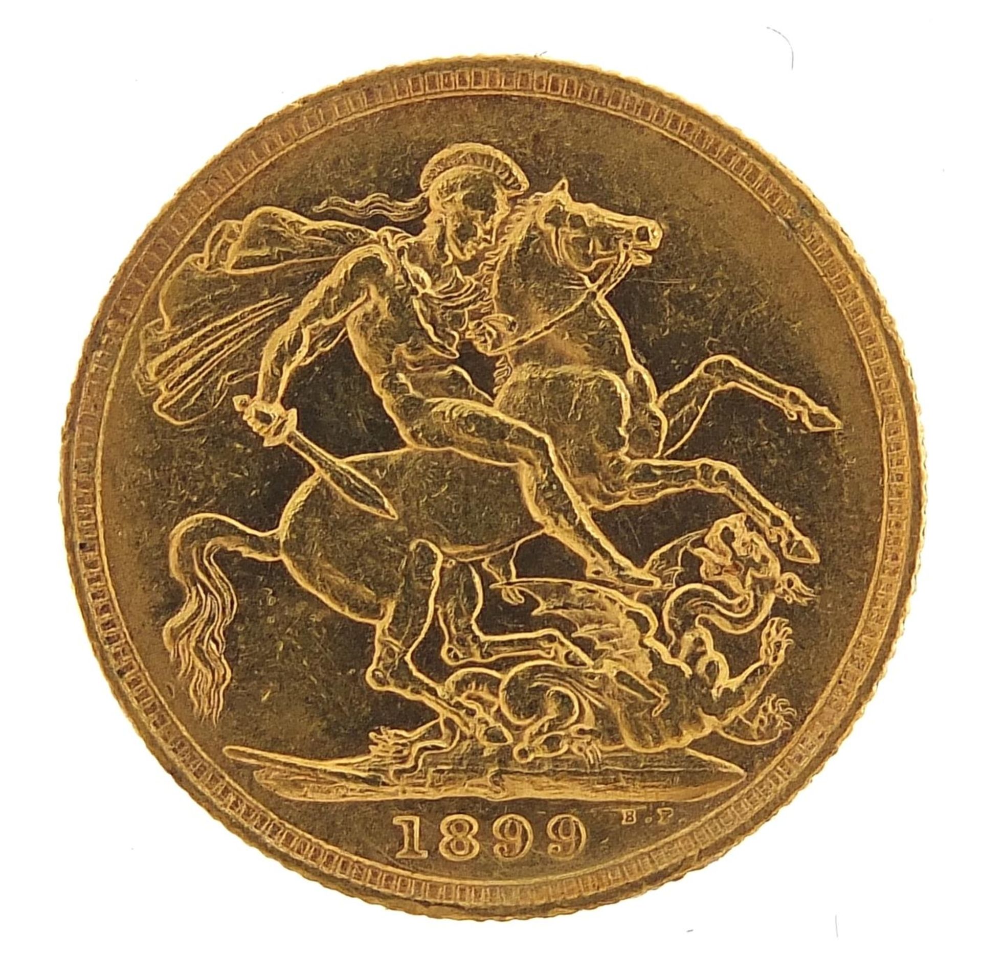 Queen Victoria 1899 gold sovereign, Sydney mint - this lot is sold without buyer’s premium