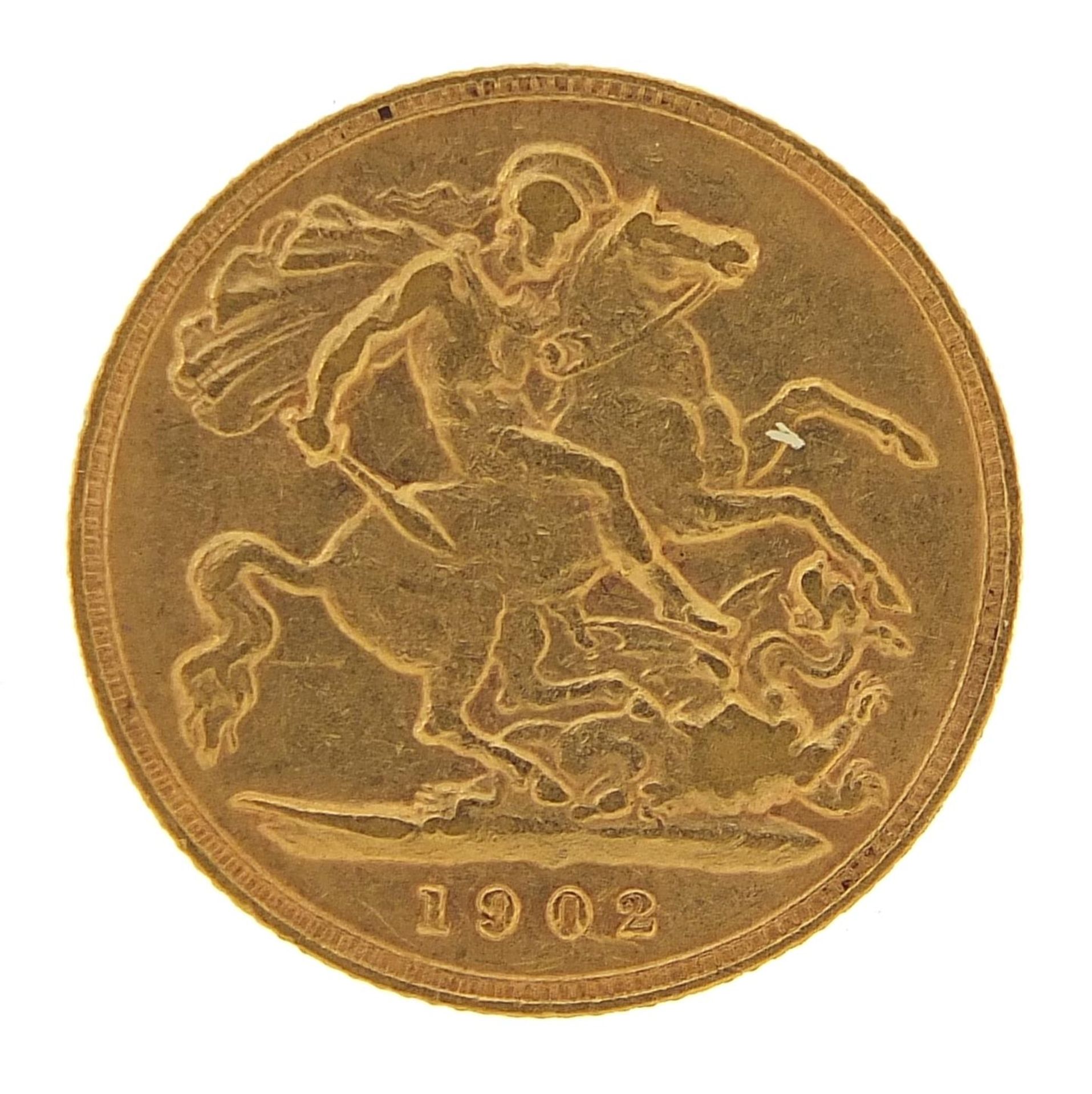 Edward VII 1902 gold half sovereign - this lot is sold without buyer's premium