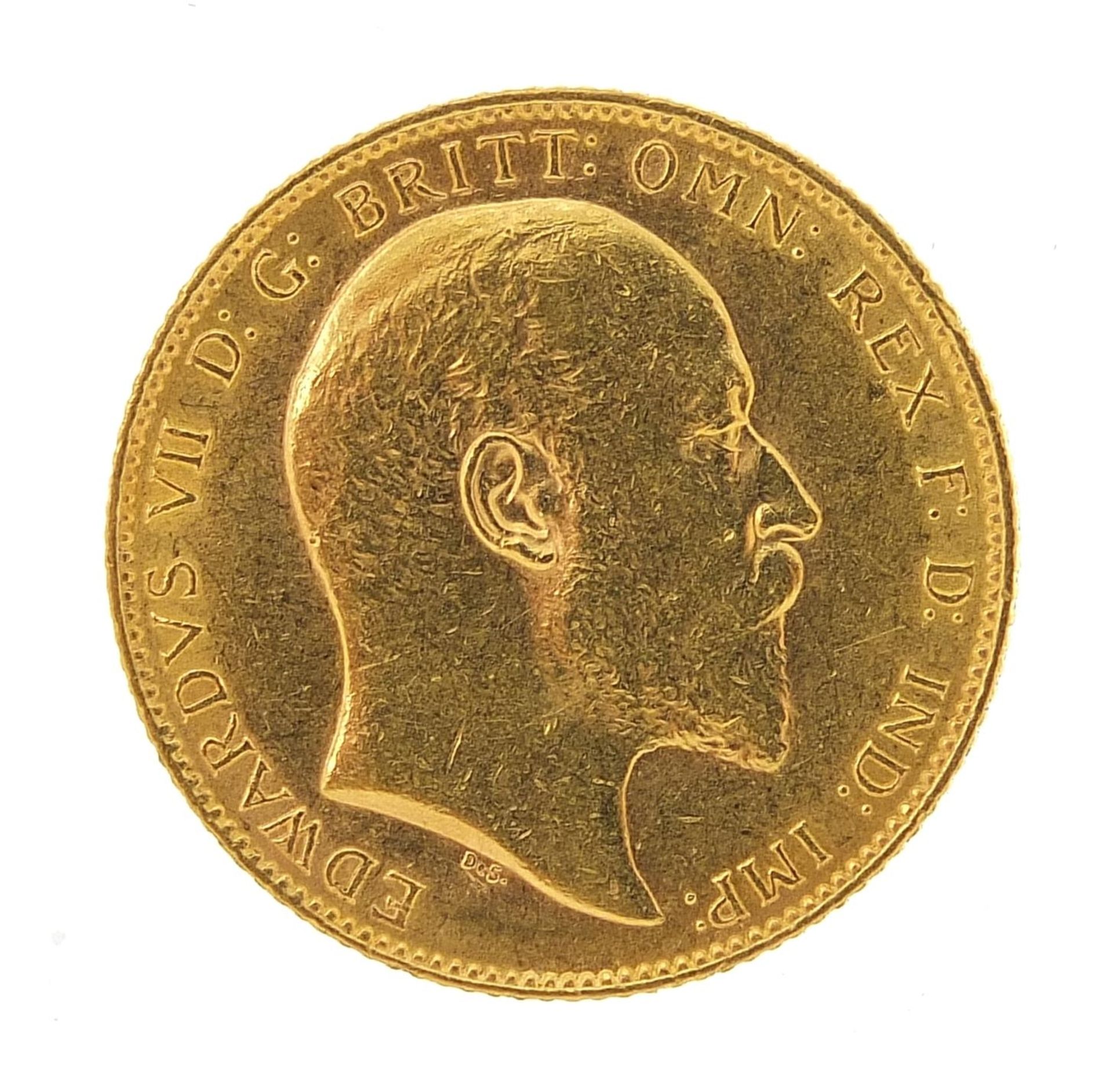 Edward VII 1903 gold sovereign - this lot is sold without buyer's premium - Image 2 of 3