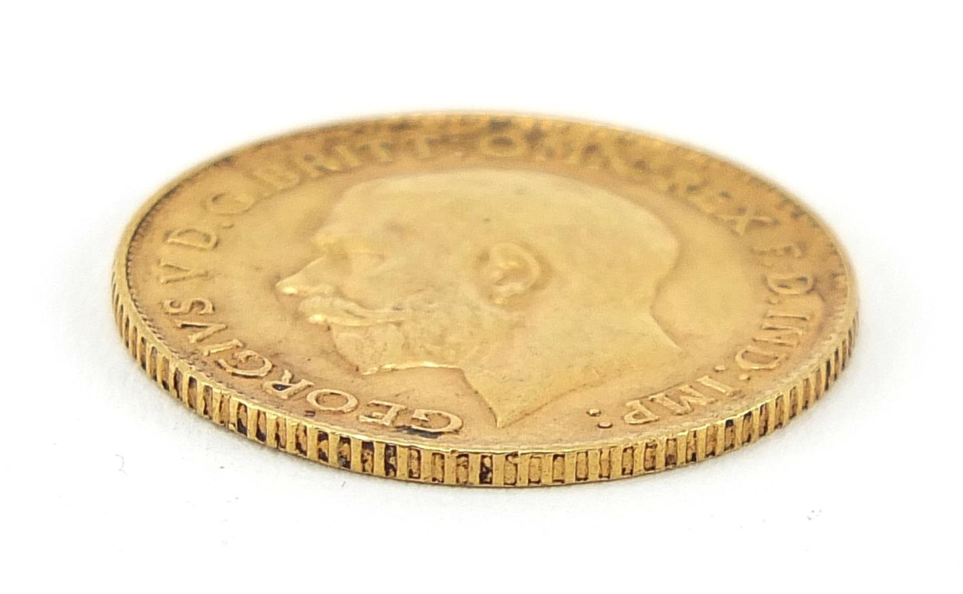 George V 1913 half sovereign - this lot is sold without buyer's premium - Image 3 of 3