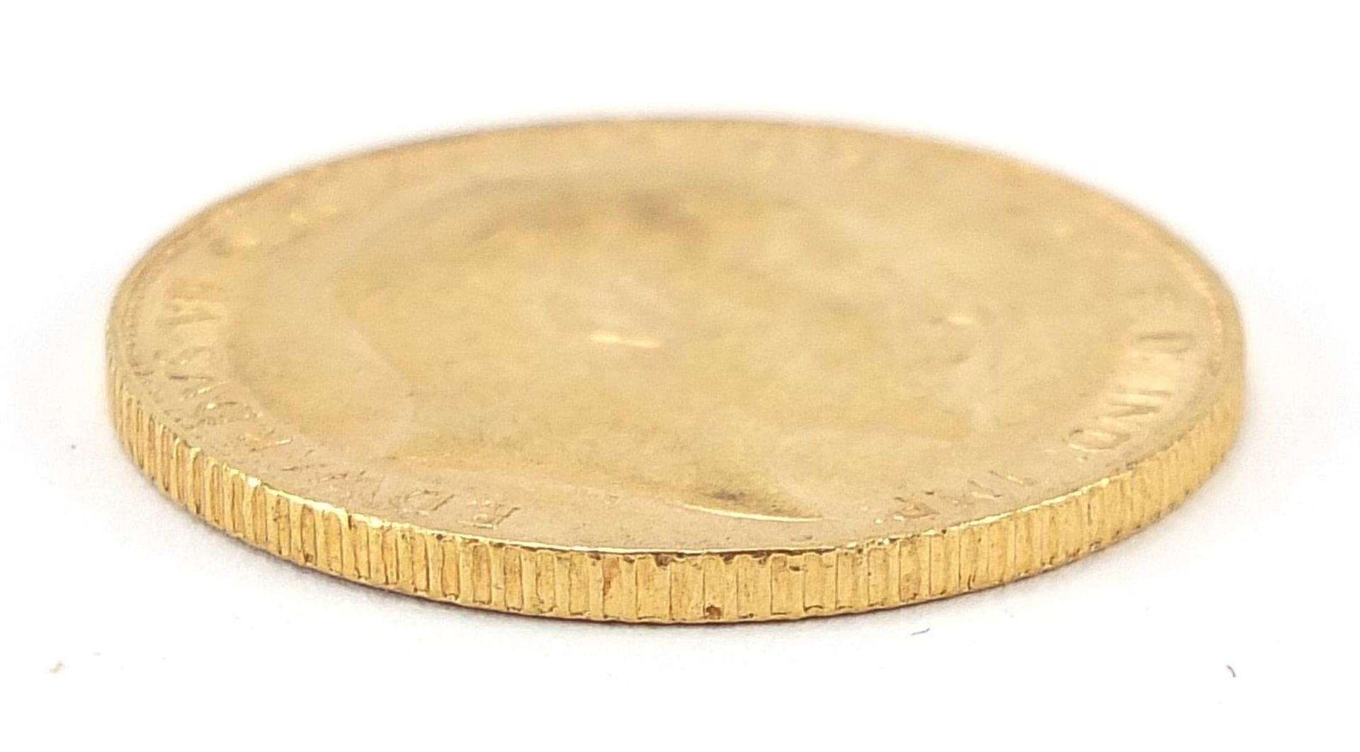 Edward VII 1908 gold sovereign - this lot is sold without buyer's premium - Image 3 of 3