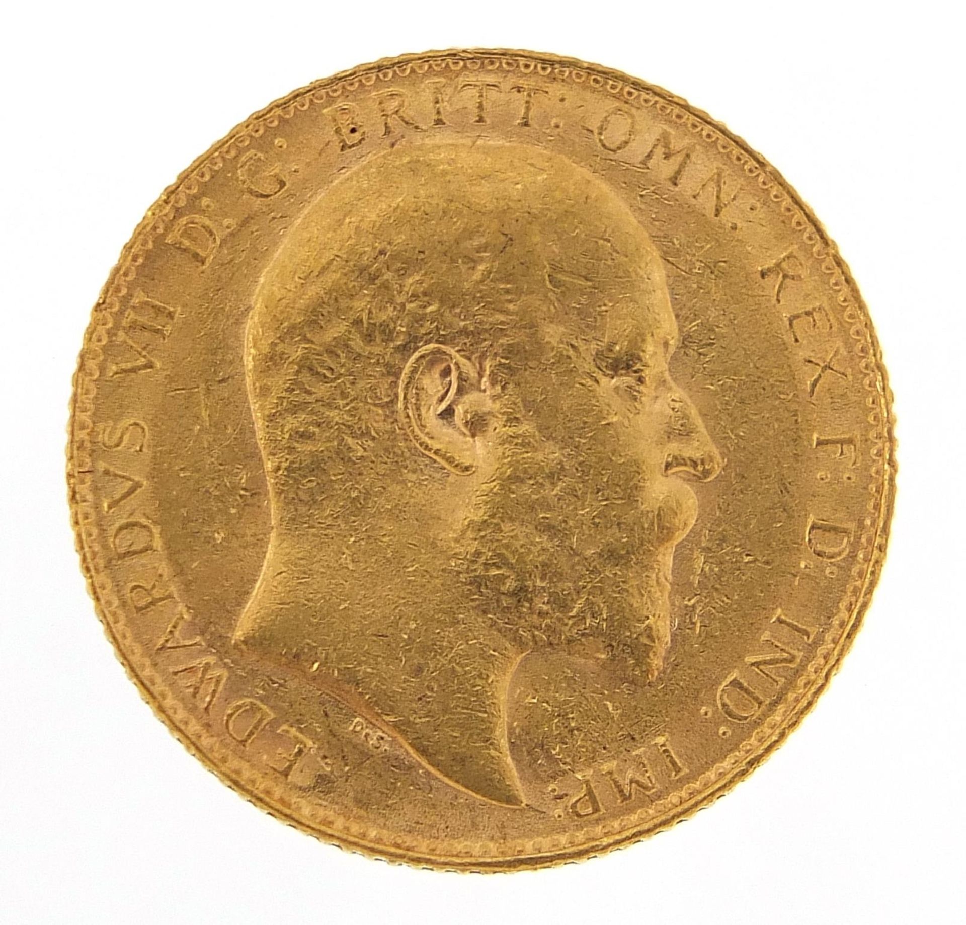 Edward VII 1908 gold sovereign - this lot is sold without buyer's premium - Image 2 of 3