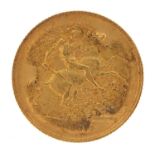Edward VII 1909 half sovereign - this lot is sold without buyer's premium
