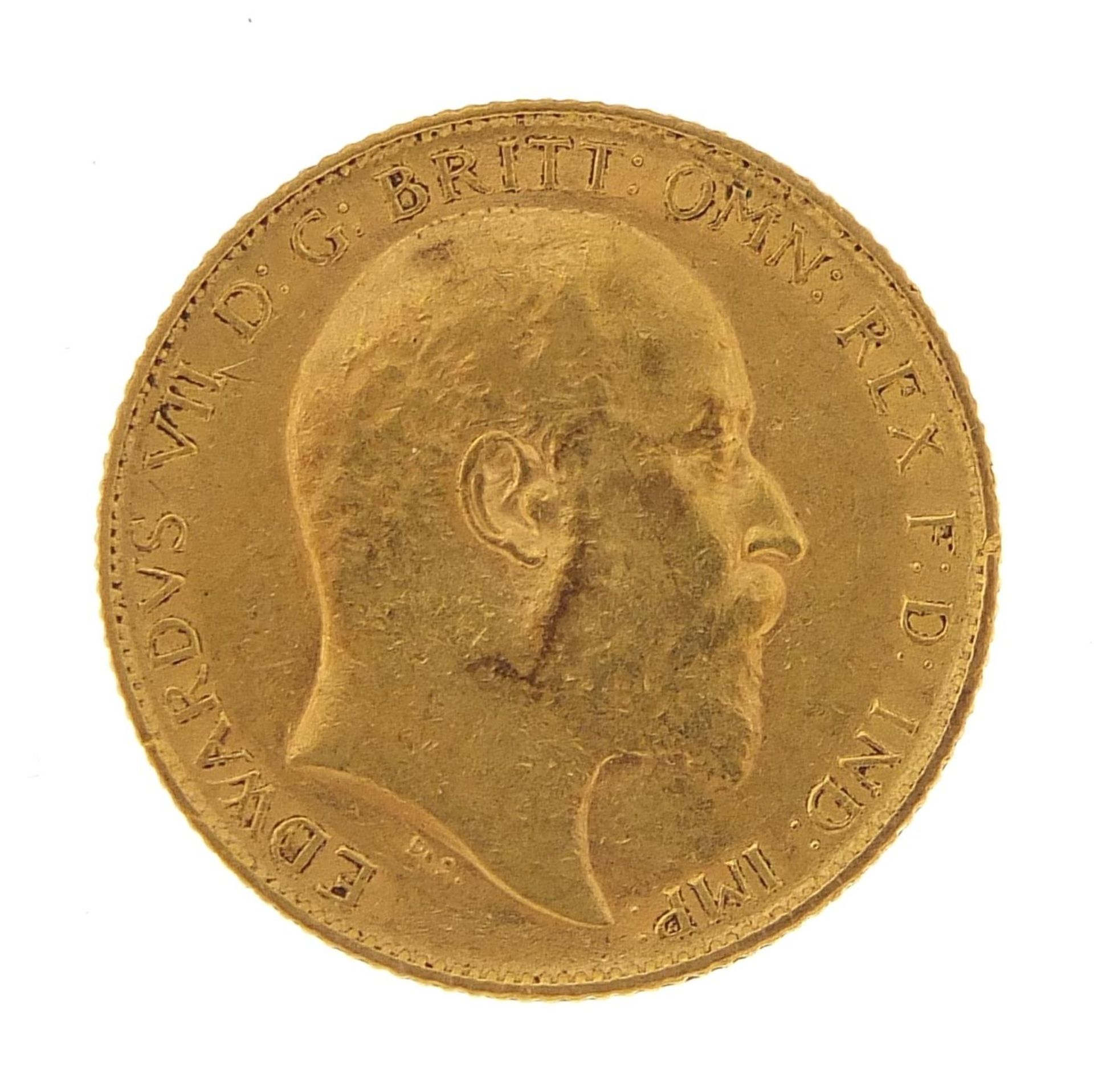 Edward VII 1910 gold half sovereign - this lot is sold without buyer's premium - Image 2 of 3