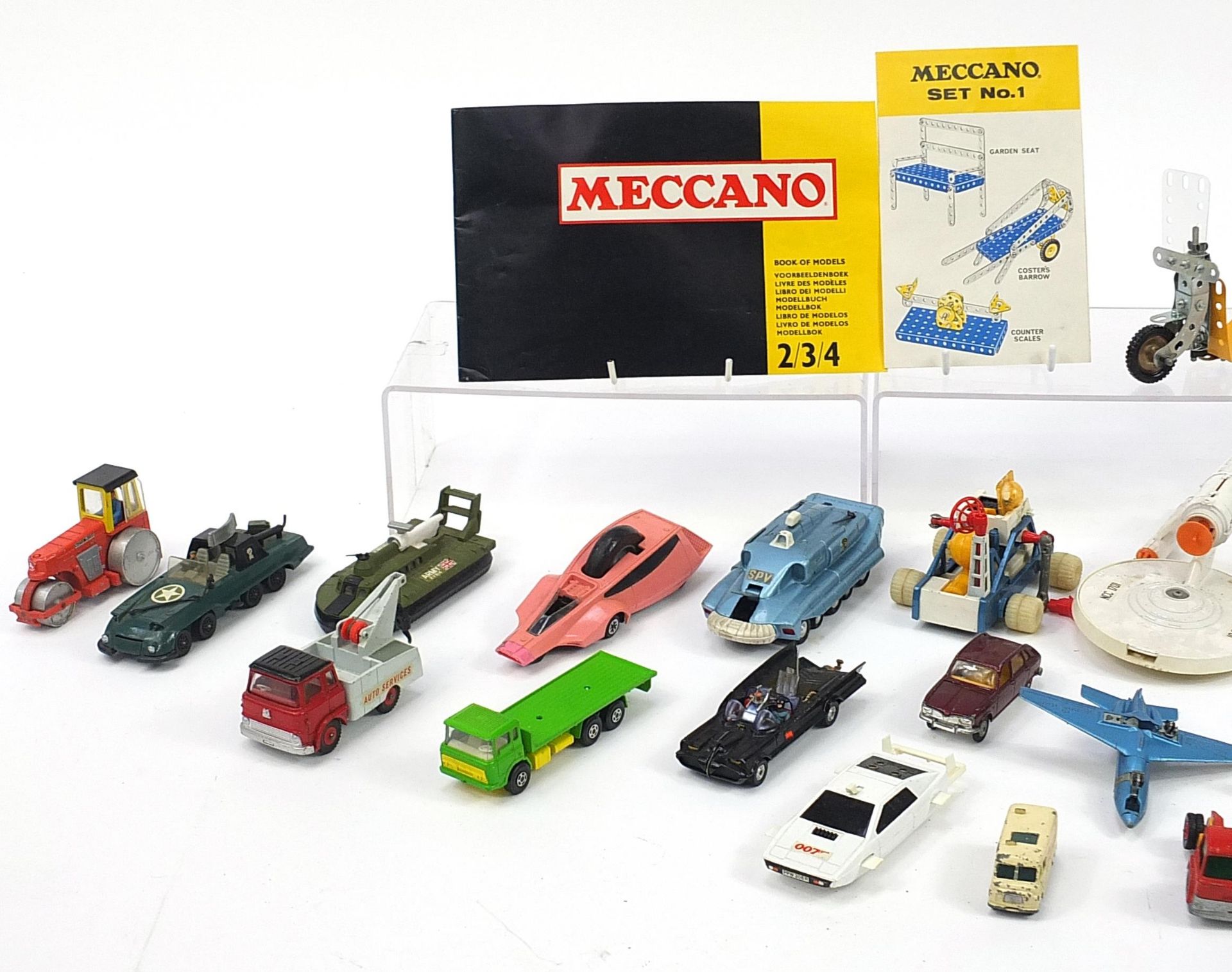 Vintage and later diecast vehicles and Meccano including Dinky Thunderbirds vehicles and Corgi - Image 2 of 3