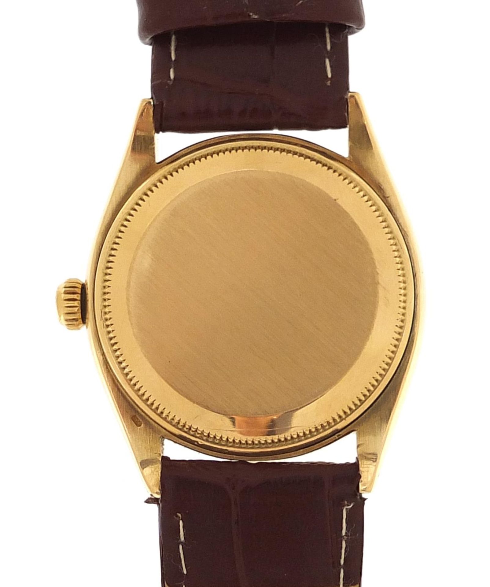 Rolex, gentlemen's gold Rolex Oyster chronometer wristwatch, 33mm in diameter, total weight 50.0g - Image 4 of 6