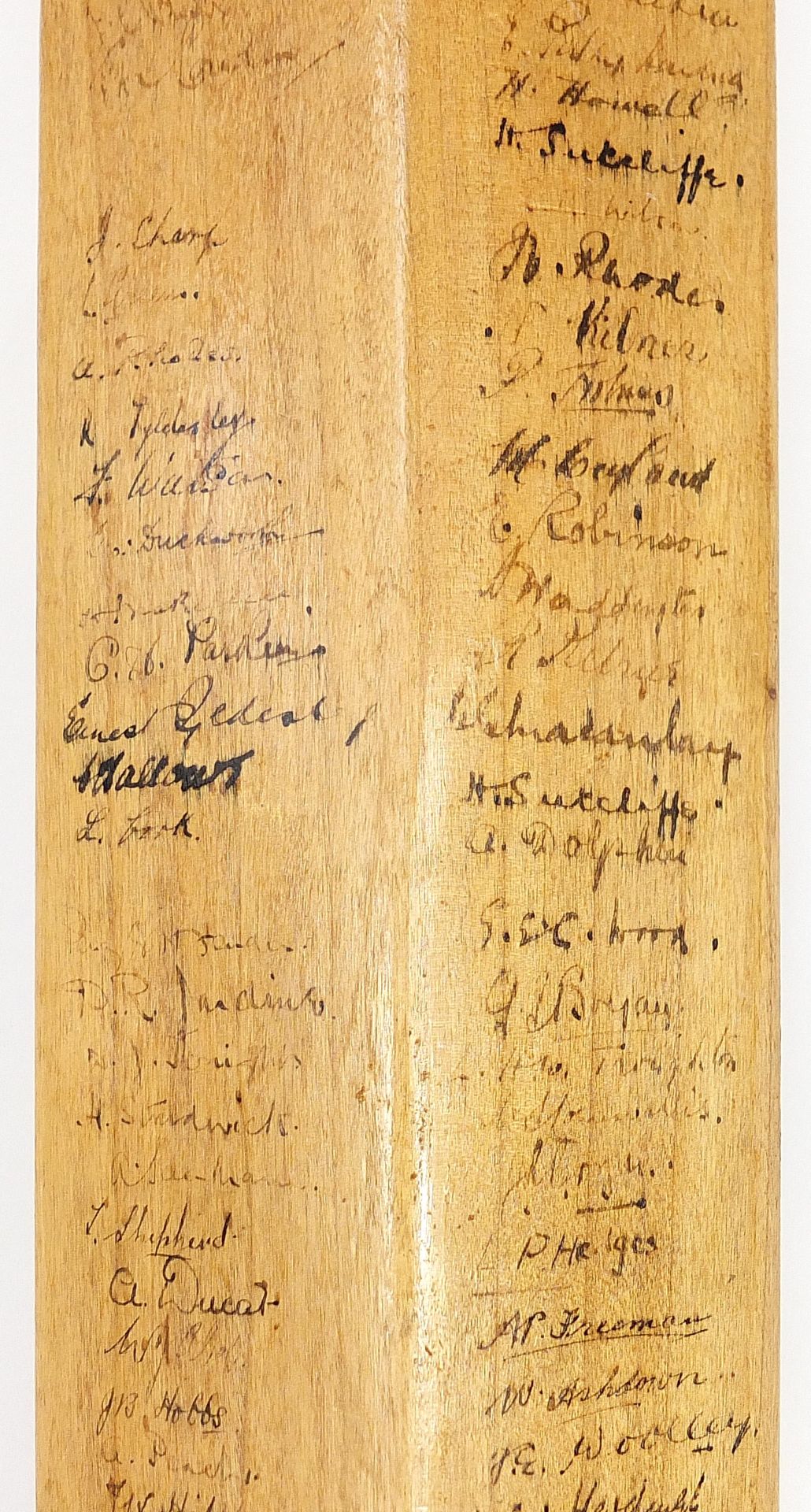 R. G. Paget & Son Ltd The Suprex full size cricket bat with autographs including F.L. Gunn, J.B. - Image 4 of 6