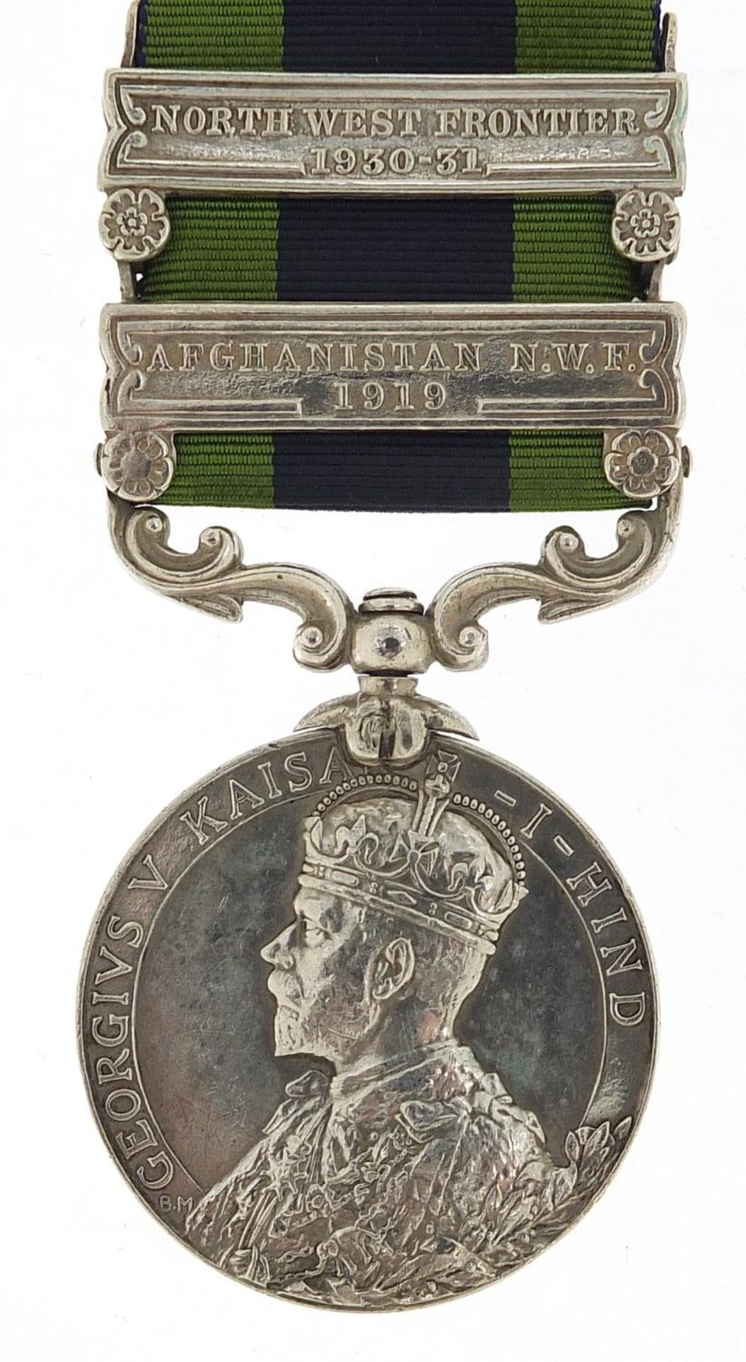 British military George V India General Service medal with Afghanistan N.W.F. 1919 and North West