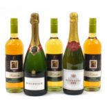 Five bottles of alcohol including 75cl Bollinger Special Cuvee champagne and 750ml Baron de Rothberg