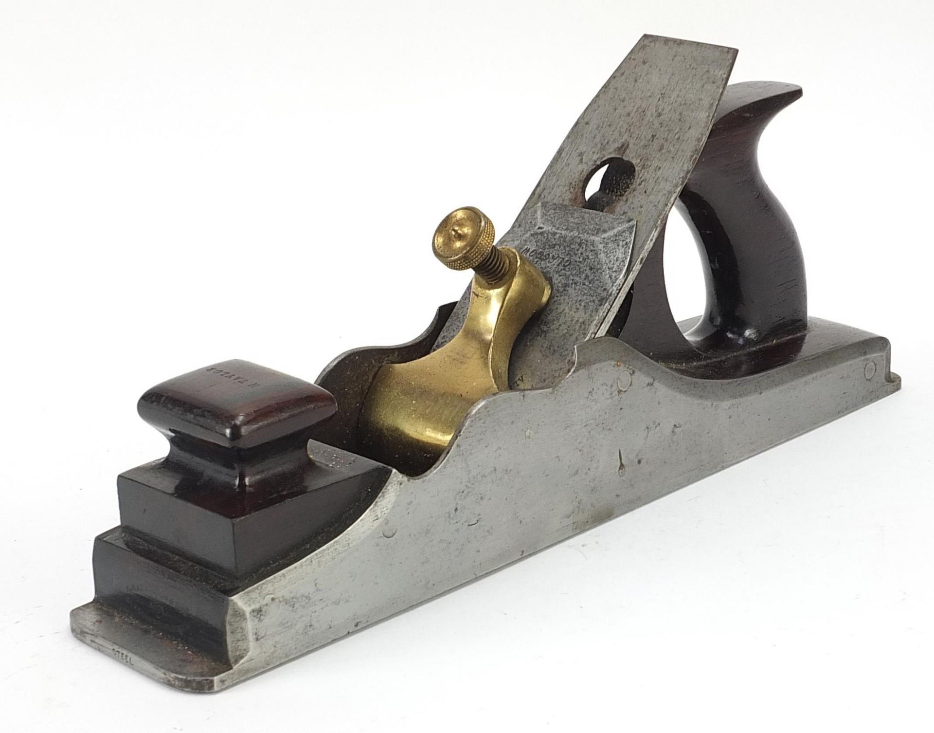 A Mathieson & Son woodworking plane, 37cm in length