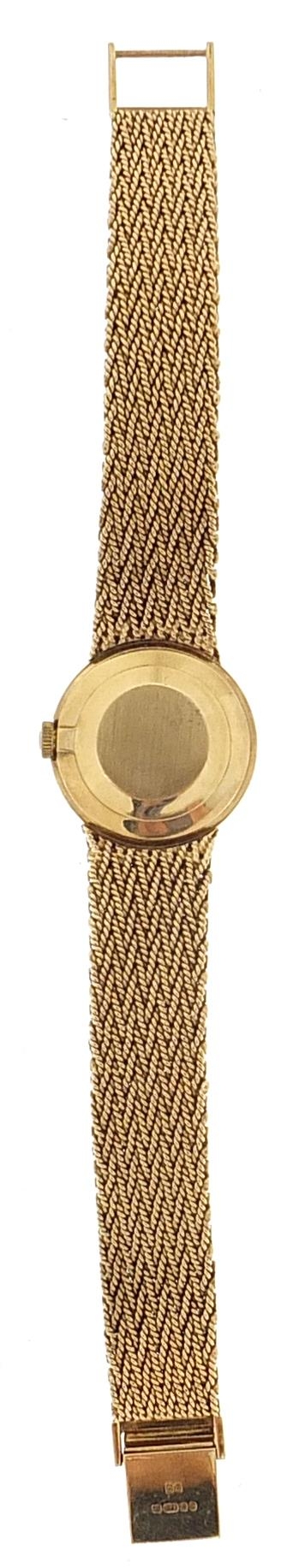 9ct gold Bueche Girod ladies wristwatch with 9ct gold strap, 49.7g - Image 4 of 5