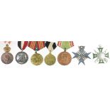 Seven military interest medals including German, Australian and Russian