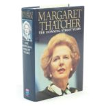 Margaret Thatcher, The Downing Street Years, signed hardback book with dust cover