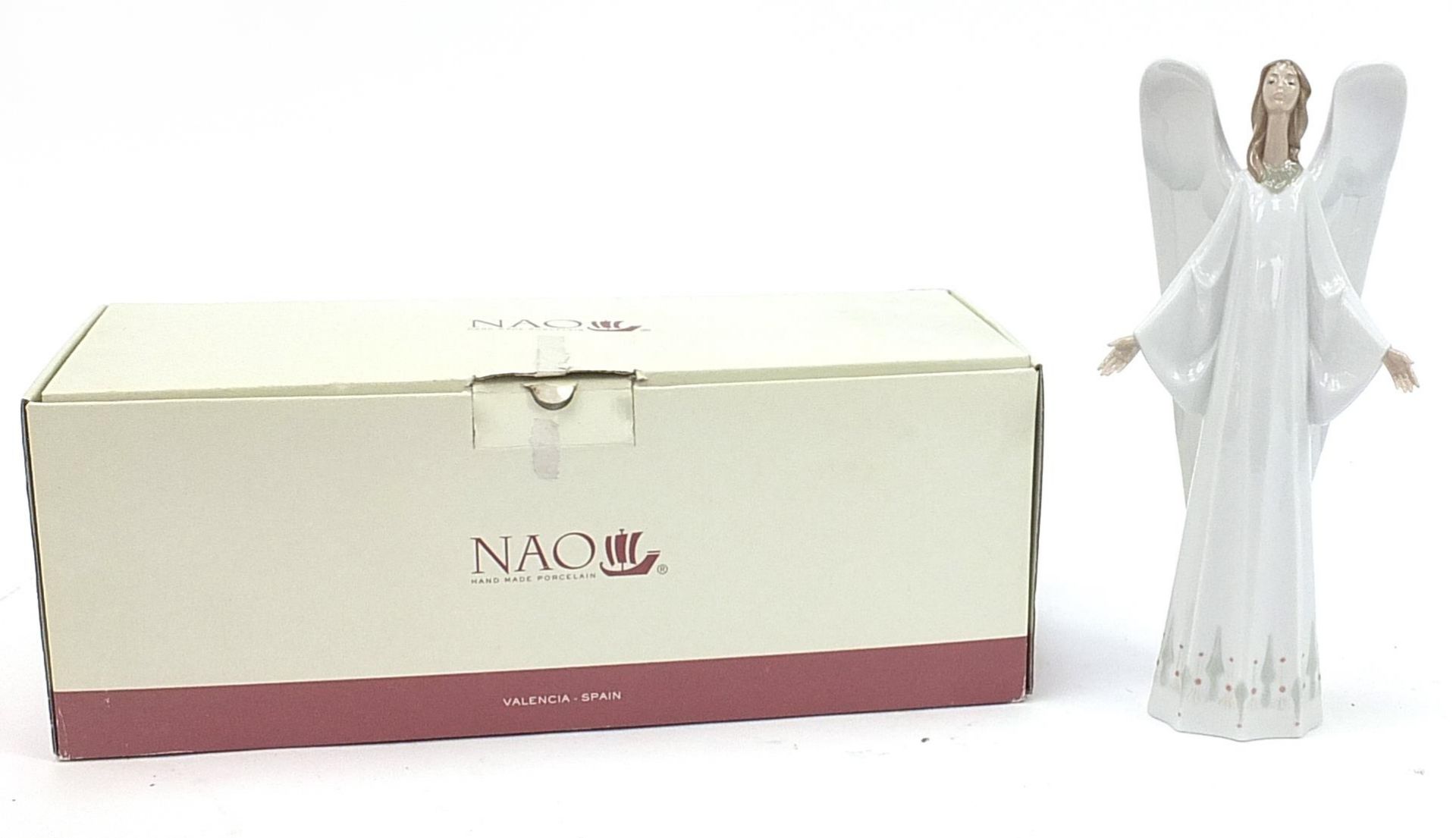 Nao figurine of an angel numbered 1273, with box, 31cm high