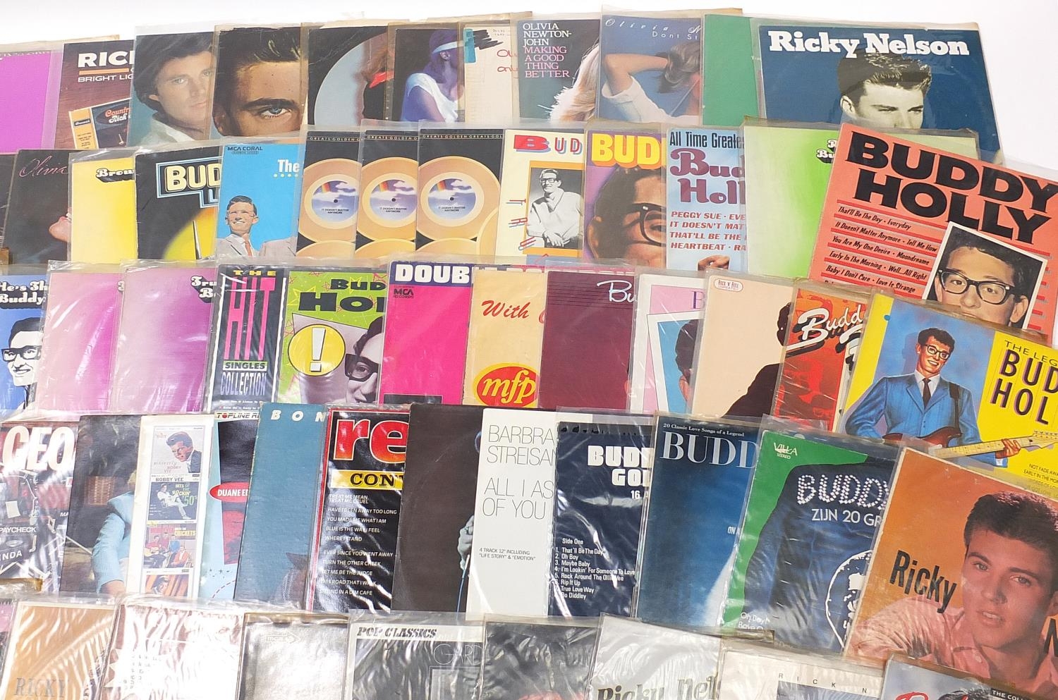 Vinyl LP records including Olivia Newton John, Elvis Presley, Ricky Nelson, Buddy Holly and Juice - Image 3 of 5