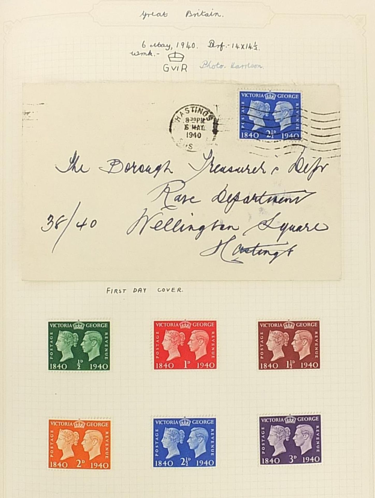 19th century and later British and world stamps arranged in an album including Penny Reds - Image 7 of 9