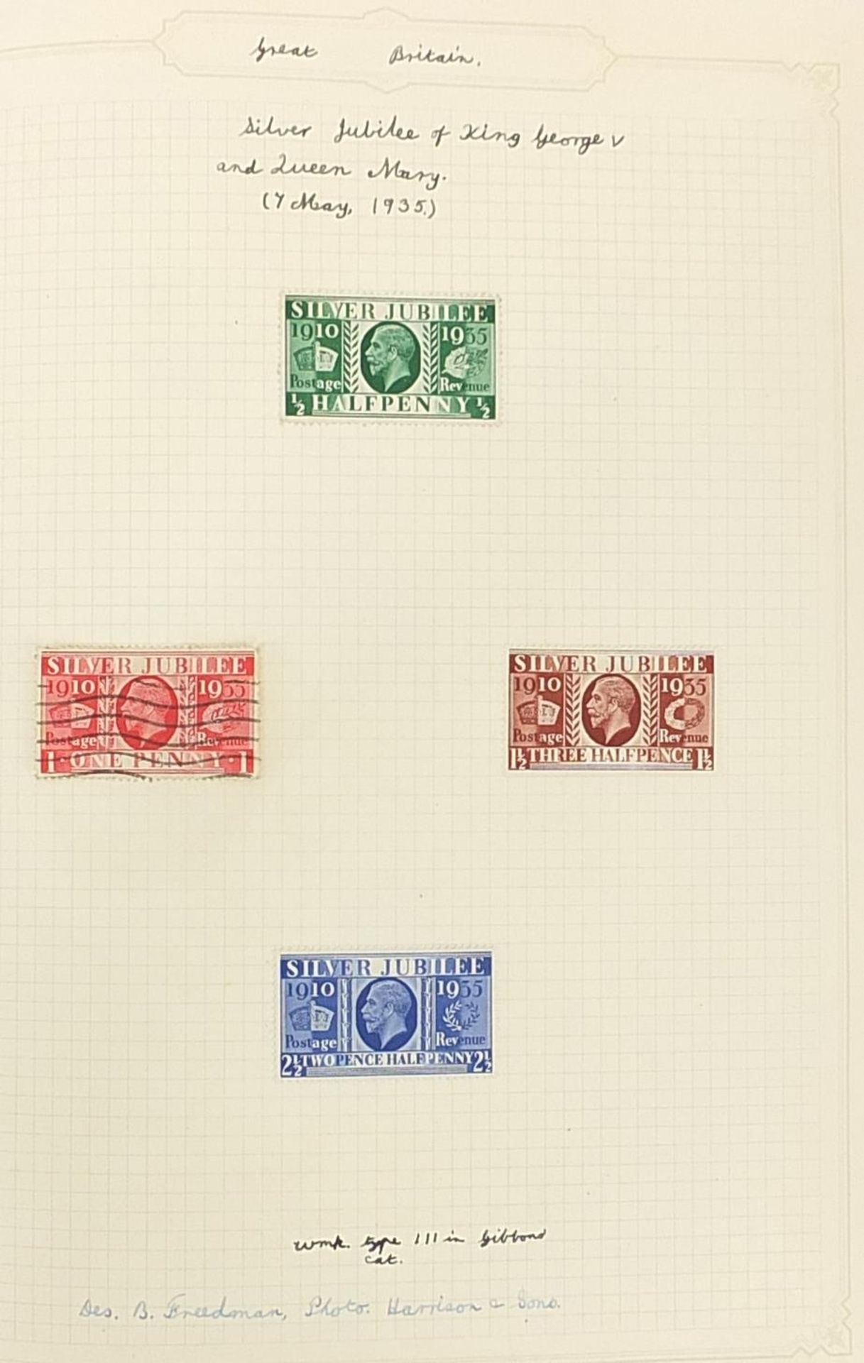 19th century and later British and world stamps arranged in an album including Penny Reds - Image 5 of 9