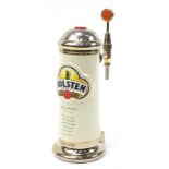 Holsten Export Lager bar pump, 33cm high