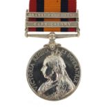 Victorian British military Queen's South Africa medal awarded to 4701PTEH.BARTLEY.1:RL.SUSSEXREGT