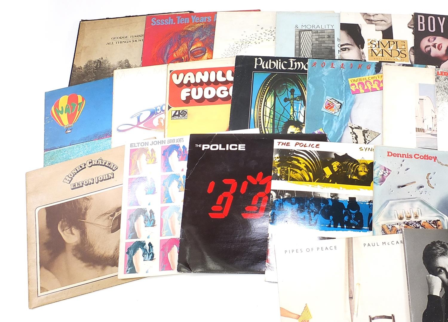 Vinyl LP records including Led Zeppelin, Genesis, Queen, The Beatles and David Bowie - Image 2 of 4
