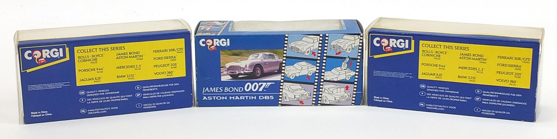 Three Corgi diecast vehicles with boxes comprising James Bond Aston Martin DB5, Rolls Royce Corniche - Image 2 of 2