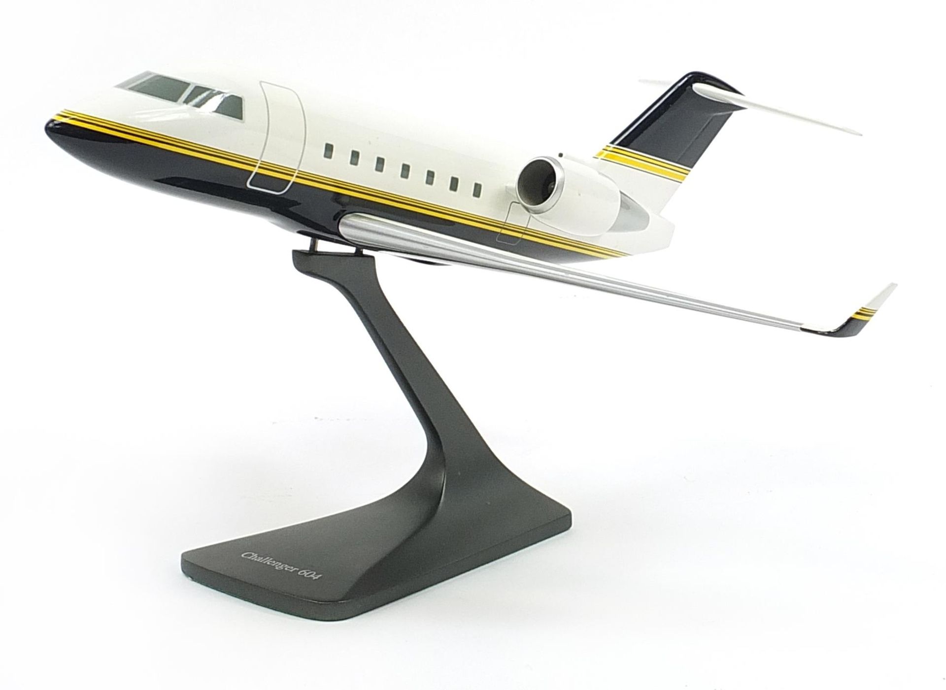 Aviation interest 1/50th scale model of Bombardier Challenger 604 Private Business Jet by Space