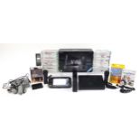 Nintendo Wii games console and Nintendo Wii U games console with a collection of games and