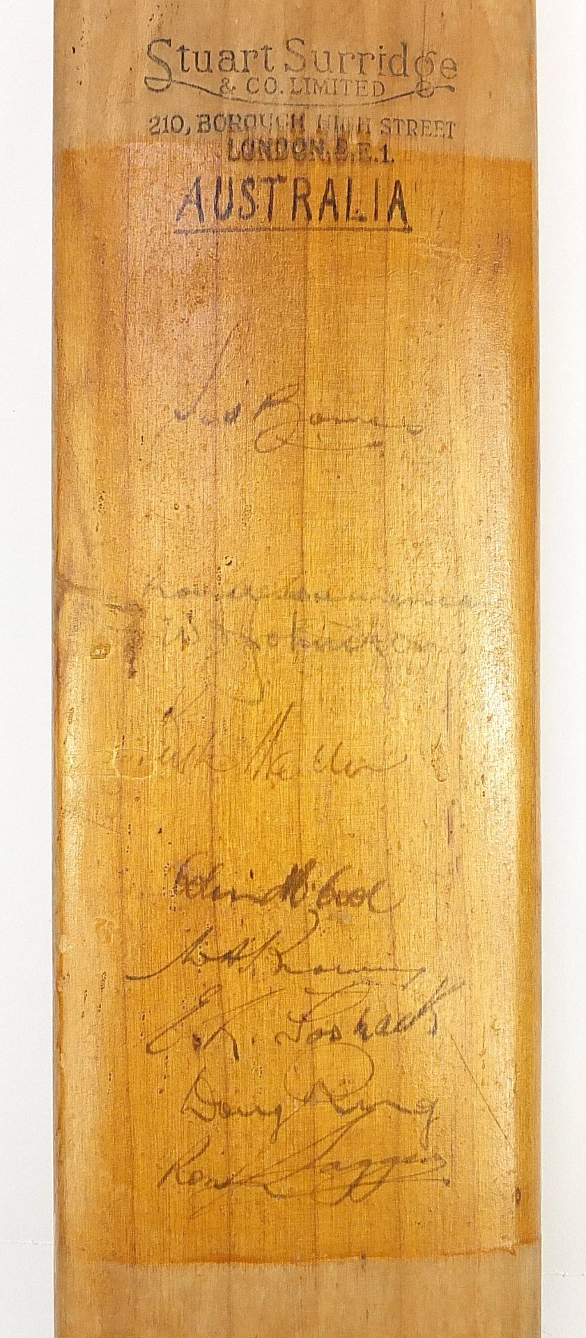 Stuart Surridge & Co Rapid Driver Perfect full size cricket bat with Australia and Essex - Image 7 of 7