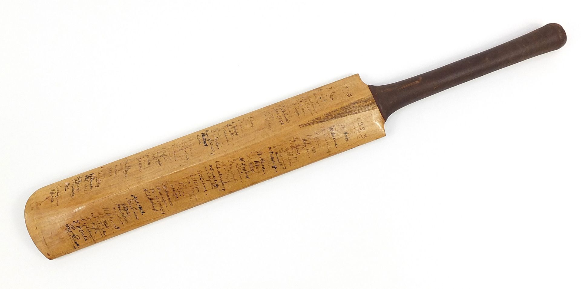 R. G. Paget & Son Ltd The Suprex full size cricket bat with autographs including F.L. Gunn, J.B. - Image 2 of 6